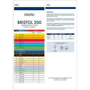 BRISTOL Liscio cm50x70 55.AZZURRO FAB33