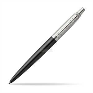 Jotter Premium Tower Grey Diagonal Chrome Colour Trim Penna a Sfera