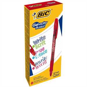 BIC GEL-OCITY ILLUSION pz12 ROSSA