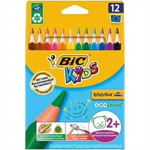 Matita BIC KIDS ECOLUTION pz12 ASS.