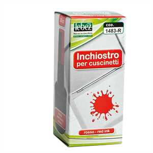 INCHIOSTRO per Cuscinetti 30CC ROSSO