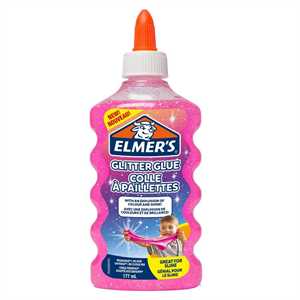 ELMER'S COLLA GLITTERATA LIQUIDA ROSA FLACONE DA 177ML