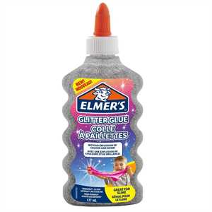 ELMER'S COLLA GLITTERATA LIQUIDA ARGENTO FLACONE DA 177ML