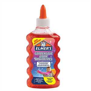 ELMER'S COLLA GLITTERATA LIQUIDA ROSSA FLACONE DA 177ML