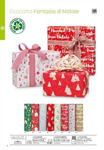 Carta regalo 100x70 ECOCARTA FANTASIA DI NATALE 100FF