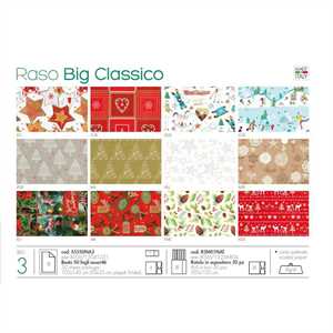 Carta Regalo 100X140 BIG Raso NATALE CLASSICA 50FF