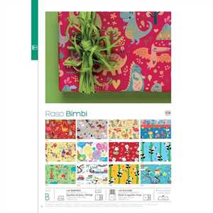 CARTA REGALO 100X70 100FF RASO BIMBI