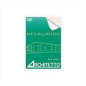 Millimetrata BLOCCO 21X29,7 FF10 ARCHITETTO (RUGMA4)