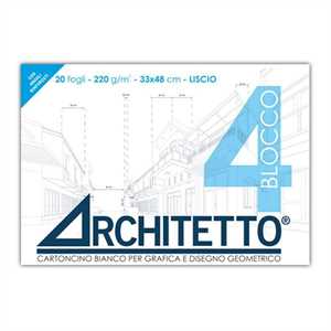 Blocco disegno tipo F4 SQUADRATO 34x48 ARCHITETTO(ART4GS)