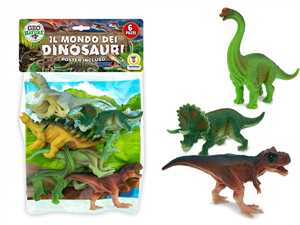 GEO NATURE-DINOSAURI 6PZ CON MAPPA