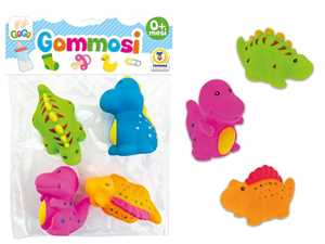 GOGO-GOMMOSI DINOSAURI 4 PZ