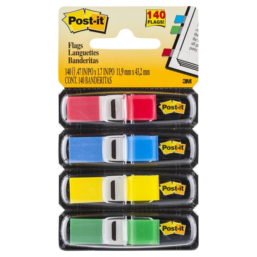 POST-IT SEGNAPAGINA PZ4 MINI COLORI STANDARD 3M INDEX 683-4