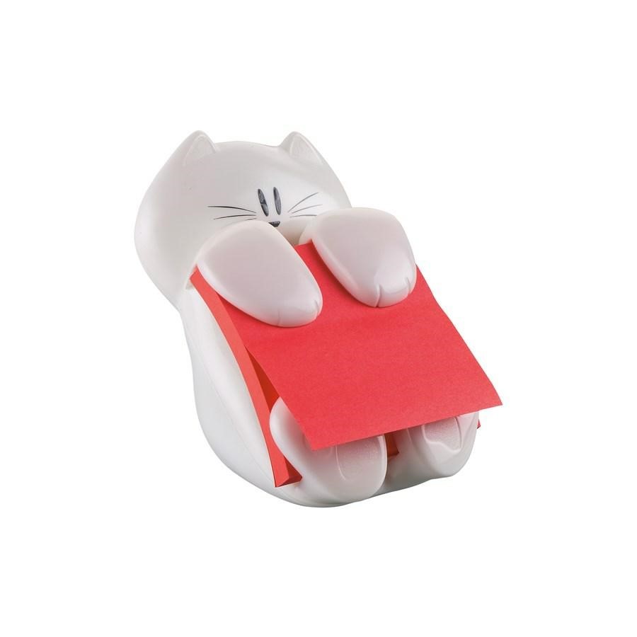 DISPENSER GATTO + POST-IT Z-Note ROSA 76X76 90FF