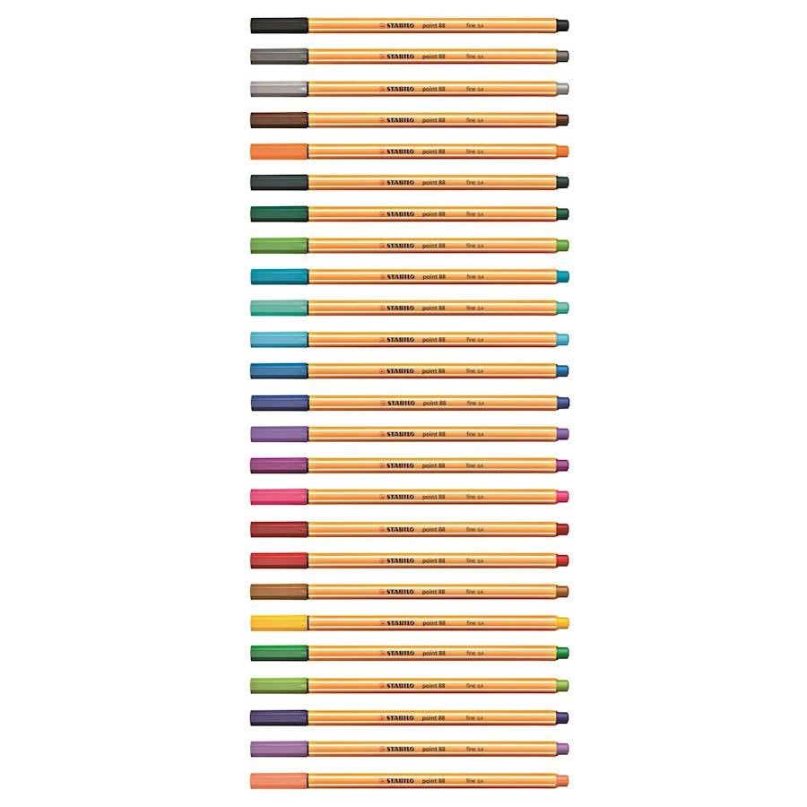 Stabilo POINT 88 fineliner 054*ARANCIO NEON