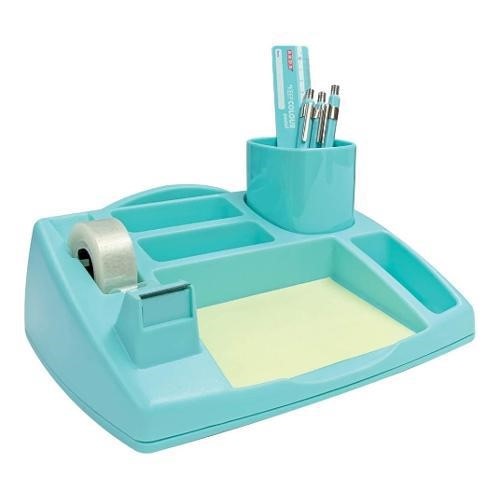 DESK ORGANIZER OLIVER AZZURRO Colori Pastello