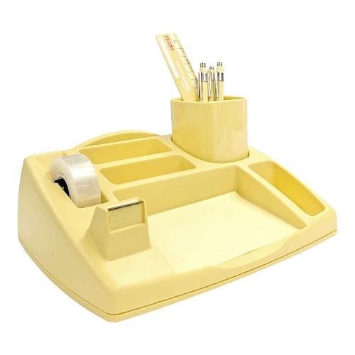 DESK ORGANIZER OLIVER GIALLO Colori Pastello