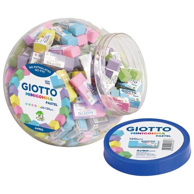 DISPLAY GIOTTO MINIGOMMA PASTEL VASO