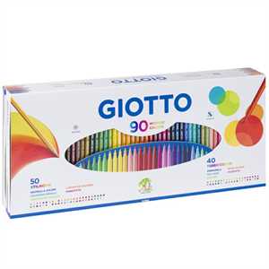 GIOTTO 90 COLORI(50 STILNOVO+40 TURBOCOLOR)