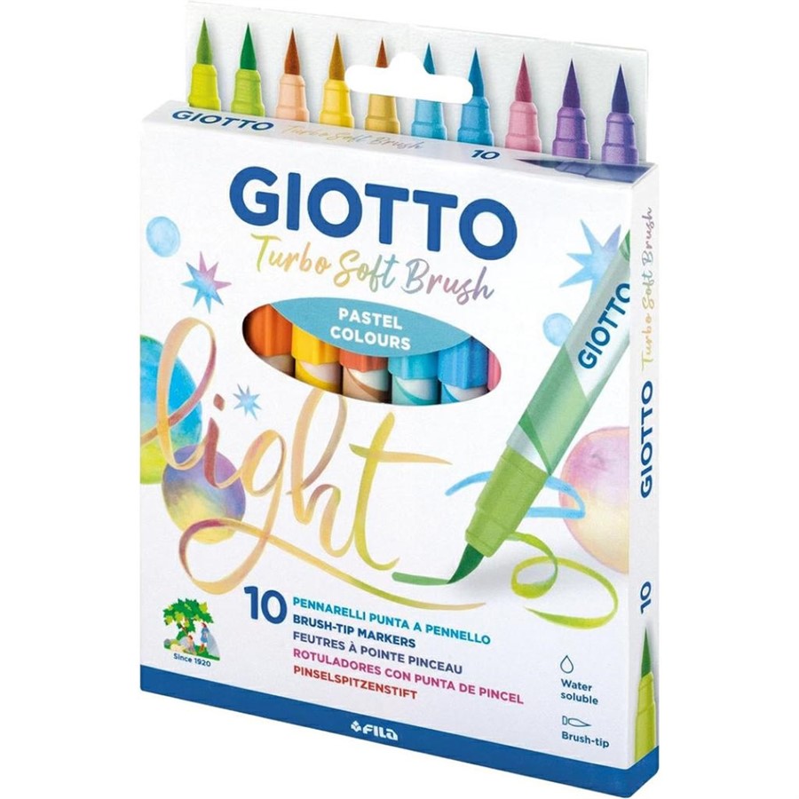 GIOTTO TURBO SOFT BRUSH PASTEL DA 10 PZ.