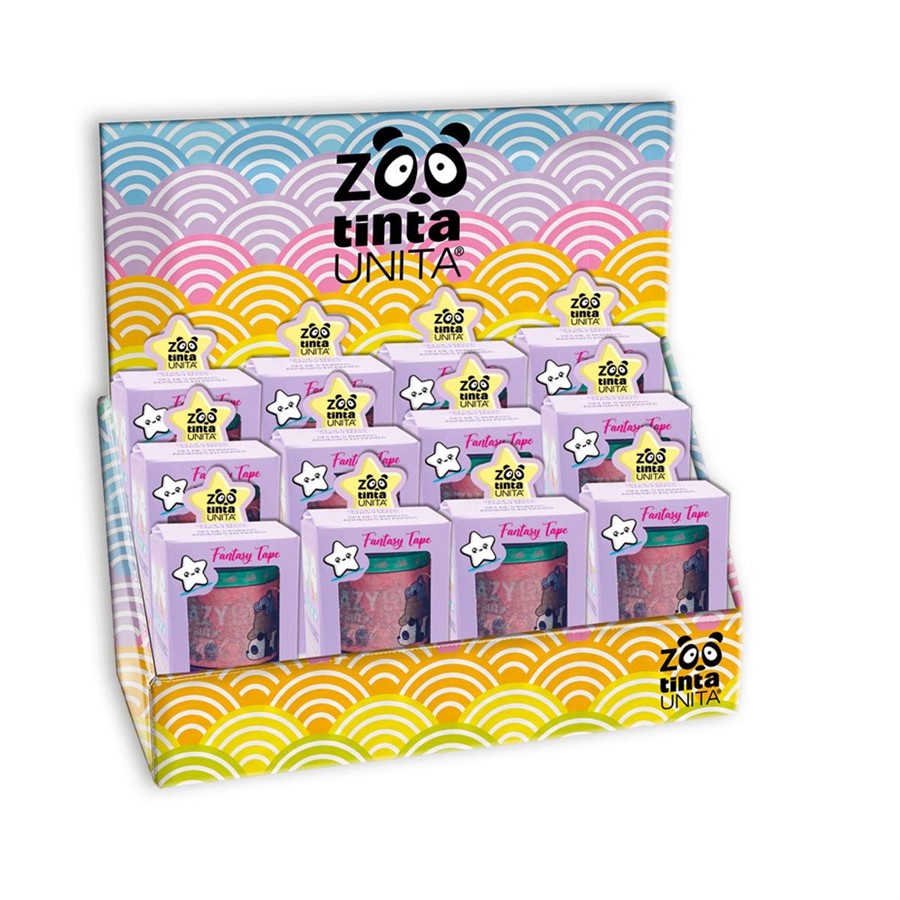 DISPLAY WASHY TAPE 5PZ IN PACK FINESTRATO TINTAUNITA ZOO 2023