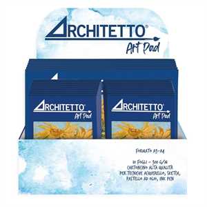 DISPLAY 24PZ(18PZ IN A4+6PZ IN A3)BLOCCO COLLATO ART PADARCHITETTO