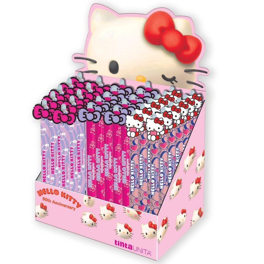 DISPLAY STATIONERY CON PENNA BLU E ROSSA TINTAUNITA HELLO KITTY 2024