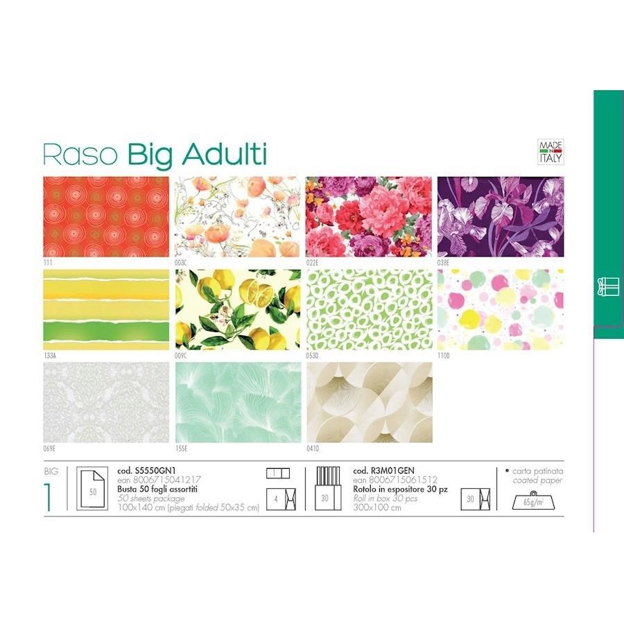 CARTA REGALO FF50 100X140 BIG RASO ADULTI