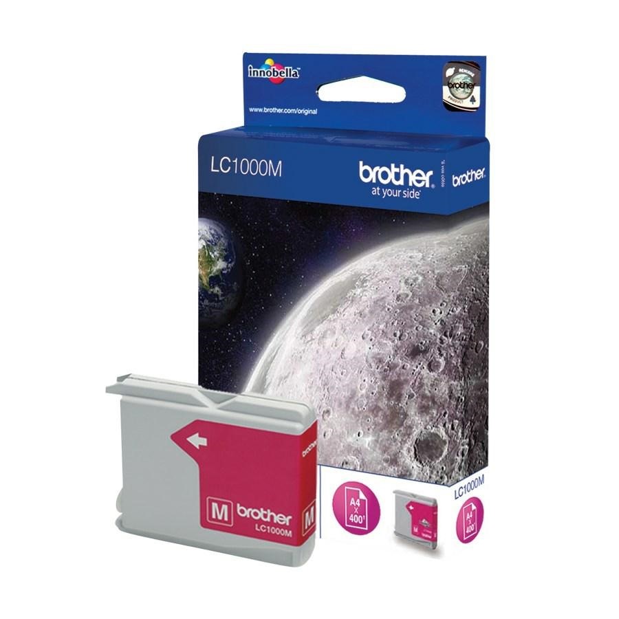 BROTHER Ink-Jet Magenta LC-1000     DCP-130/750 MFC240/660 FAX1355