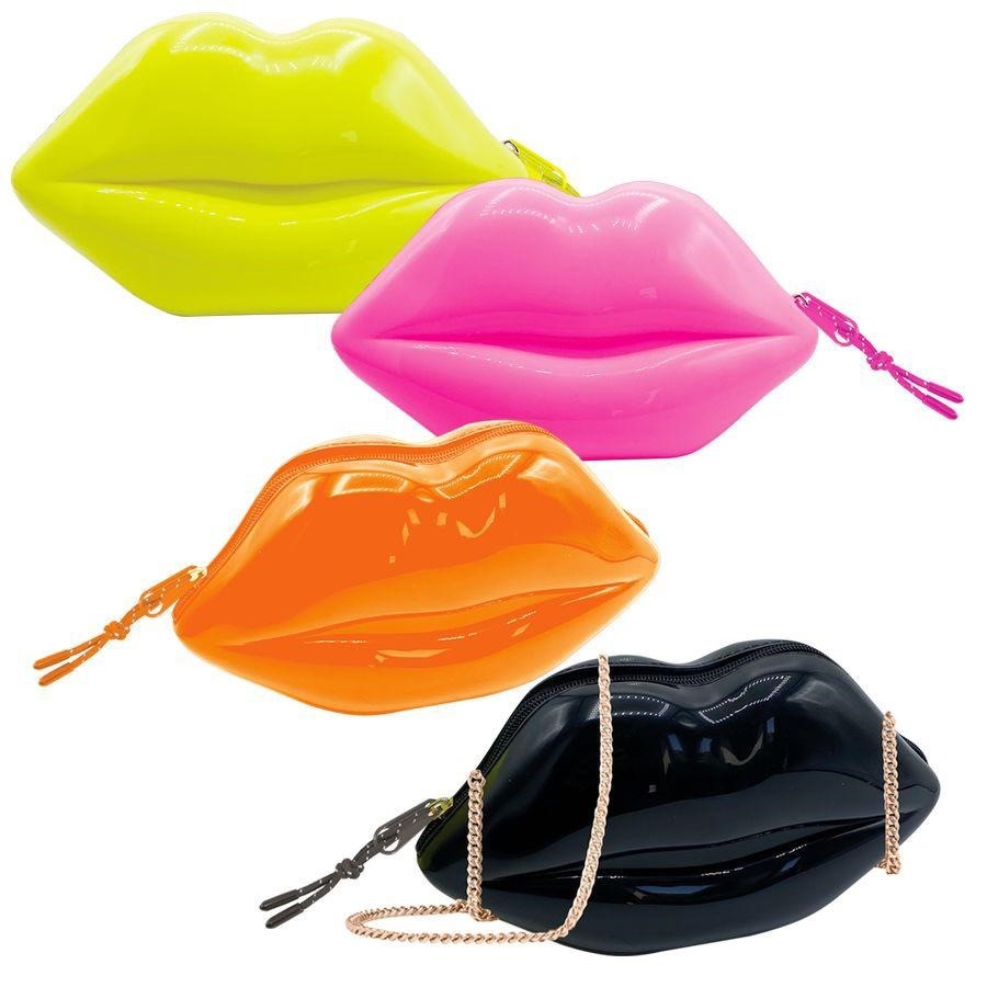 POUCH LIP DOPPIA FUNZIONE: ASTUCCIO/MINI BAG 4 TINTAPIENA TU FLUO'24