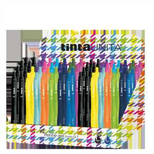 DISPLAY PENNE GEL 0,7 FUSTO COLORATO I'M TINTAUNITA EXCELLENT 2024