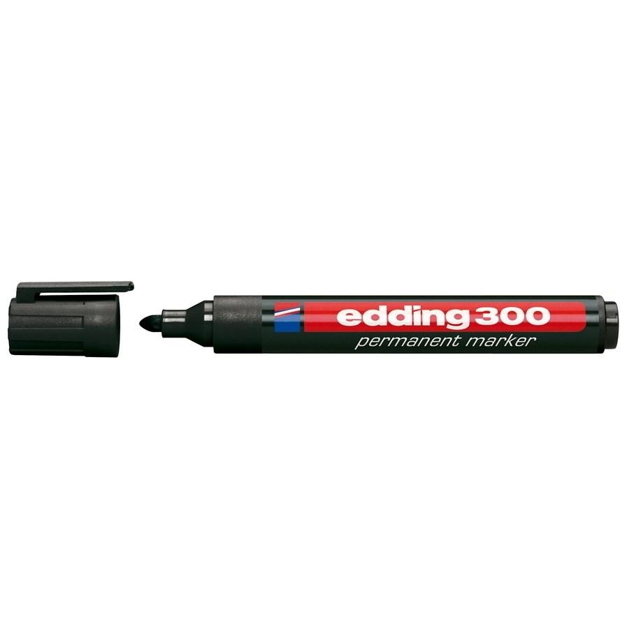 Marker Permanent EDDING 300 NERO P.TONDA