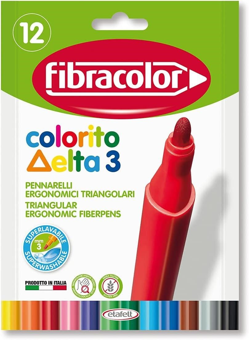 COLORITO DELTA 3 pz12 SUPERLAVABILE TRIANGOLARE