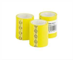 NASTRO ADESIVO MEMOGRAPH mm50x10mt GIALLO FLUO