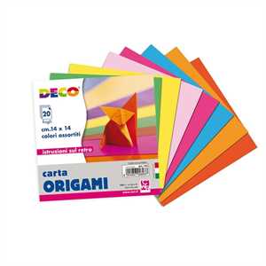 Carta ORIGAMI cm14x14 f20 Ass.