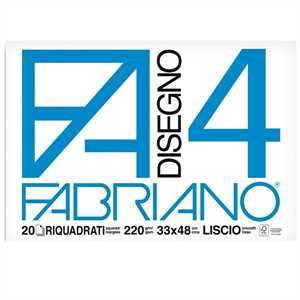 FABRIANO Blocco F4 cm33x48 Squadrato f20 220gr