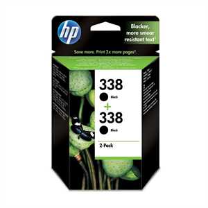 HP Ink-Jet Nero N.338+338 *CB331E* pg450 Pz.2 **FUORI CATALOGO**