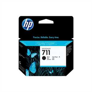 HP Ink-Jet Nero N.711 *CZ133A* ml80 DesignJet-T120/ePrinter-T520