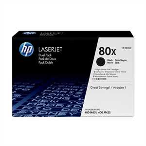 HP Toner Nero KIT Pz.2 *CF280XD* M421/425/PRO400 pg6900x2