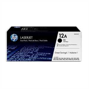 HP Toner Nero KIT Pz.2 *Q2612AD* 1010/2900/2300/CANON703 pg2000x2