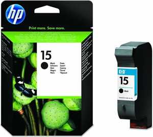 HP Ink-Jet Nero N.15 *C6615D* pg495 3816 3820 5110 750 1230