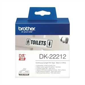 BROTHER Nastro Plastica BIANCO DK-22212 mm62x15,24M